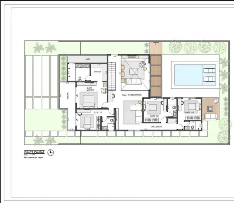 Casa em construção de 370m² à Venda com 4 suítes e 4 vagas de garagem | Alphaville I