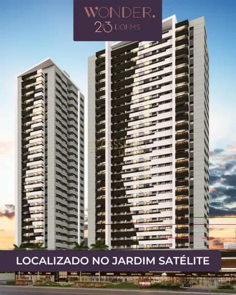 Apartamento à venda de 68m² | 02 dormitórios, sendo 01 suíte e 01 vaga de garagem | Edifício Wonder Cidade Jardim - Jardim Satélite | São José dos Campos